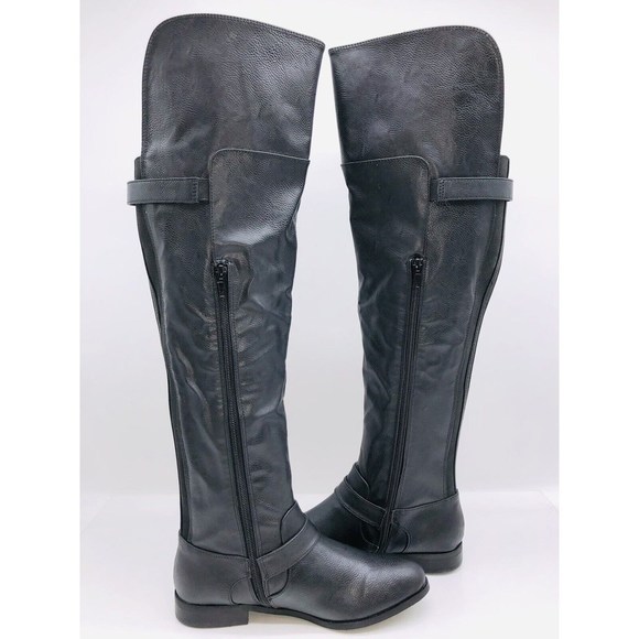 Bar III Women's Daphne Over-The-Knee Riding Boots Black US 6M  #Q-23 - Picture 7 of 9
